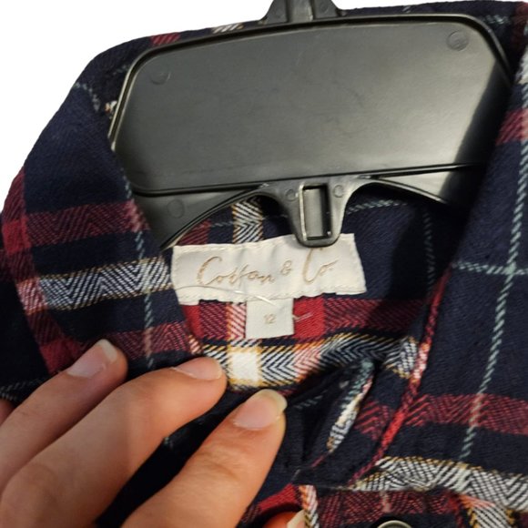 BOYS HEAVY FLANNEL SHIRT JACKET - Picture 6 of 8